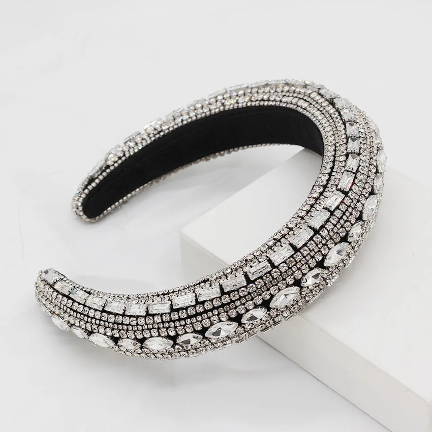 

Accessories Band Band Wide Girls Headbands Hair Women Rhinestones Diamond