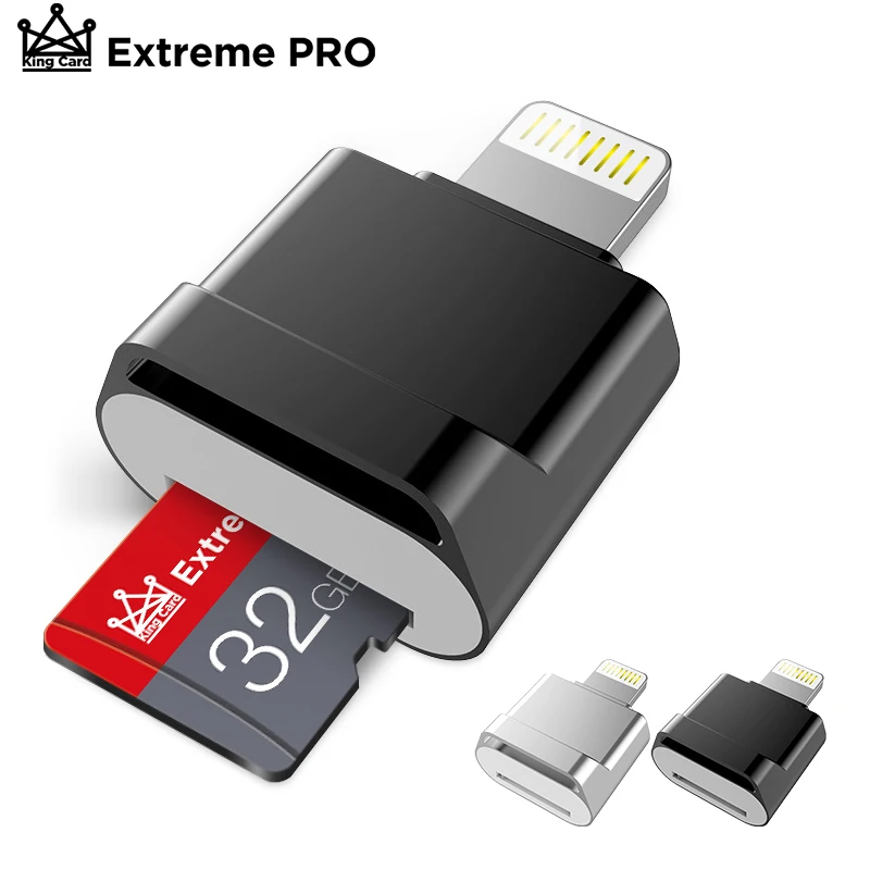 OTG конвертер для Lightning/micro SD TF адаптер Plug & игровой мини кард ридер смарт устройство