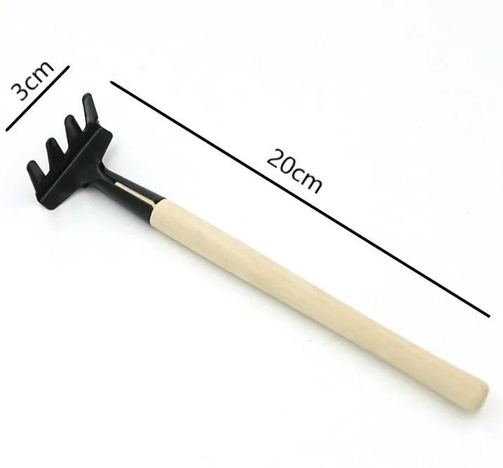 1 Набор/трехкомпонентный садовый инструмент маленький горшечный с черной