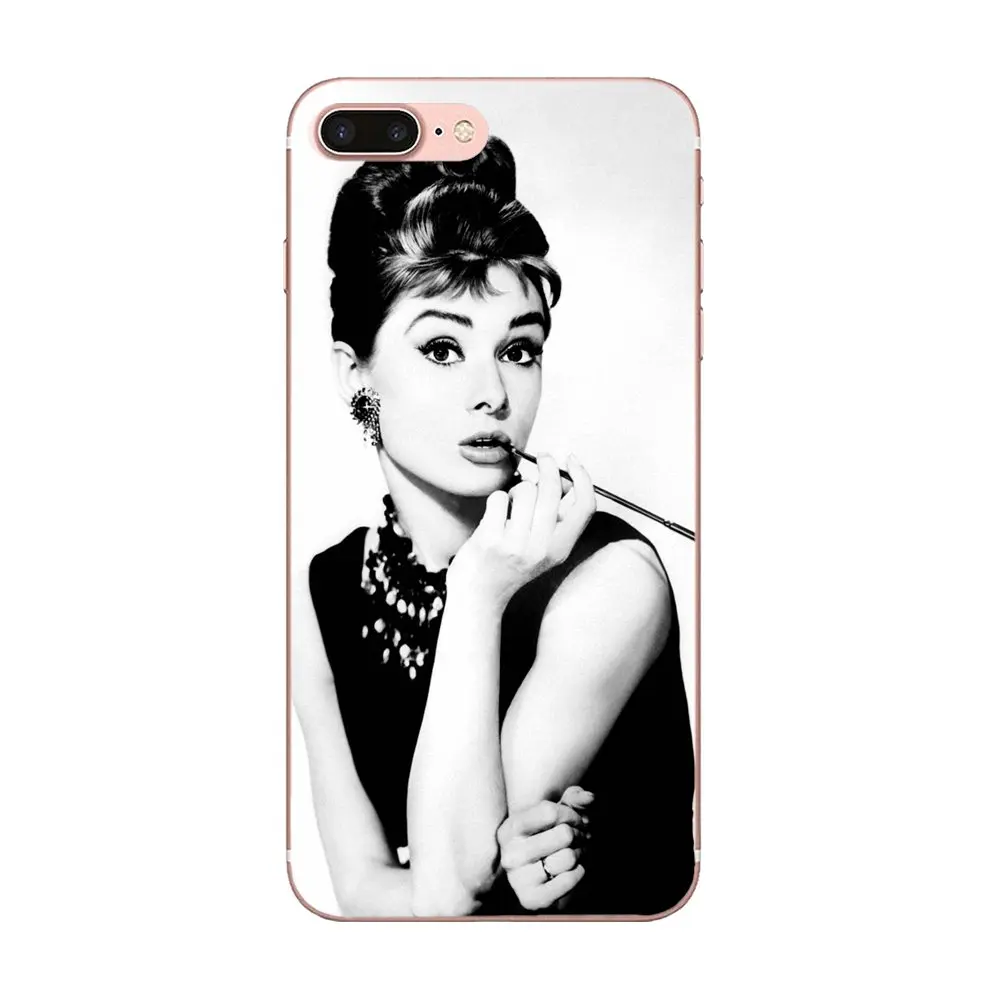 Чехлы TPU для мобильных телефонов Samsung Galaxy Note 5 8 9 S3 S4 S5 S6 S7 S8 S9 S10 5G mini Edge Plus Lite Audrey Hepburn Breakfast on.