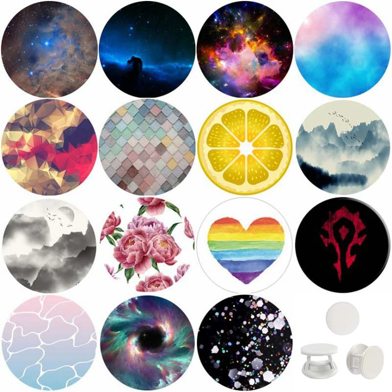 

Universal DIY попсокет Starry Phone Holder Hot pocket socket Smartphone Phone Ring Nimble Mobile Phone Stand Gadgets Accessories