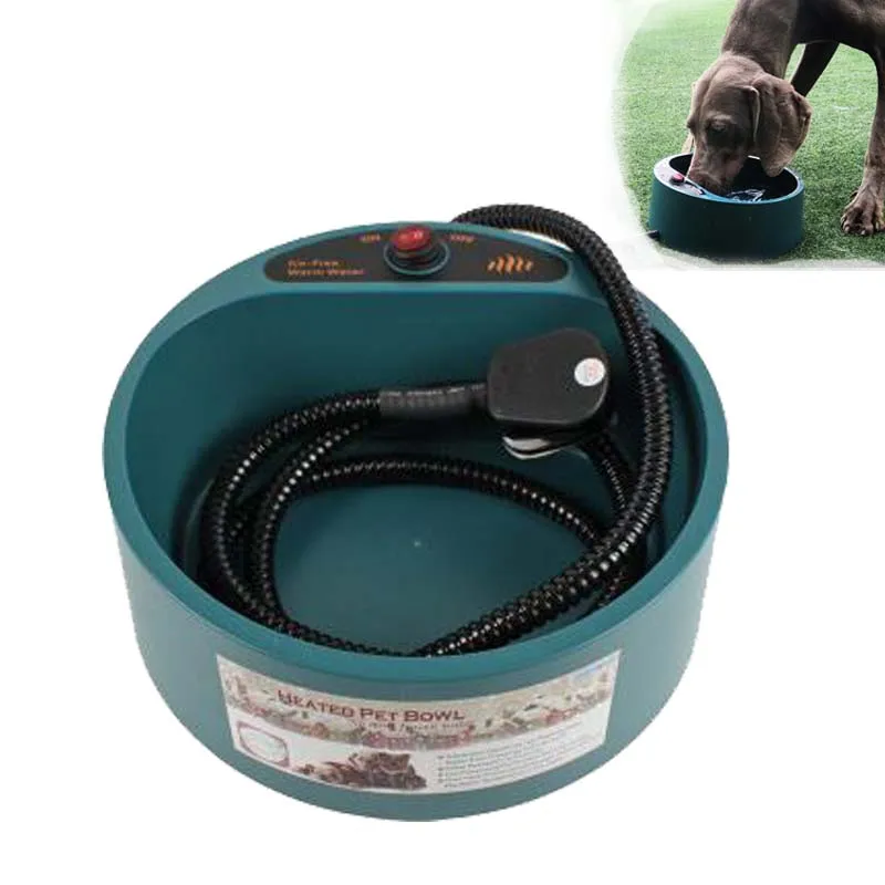 

Pet Dog Water Bowl For Dogs Puppy Cat Drinking Bowl Outdoor Winter Pet Heated Water Dispenser Feeder Pet Product