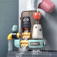 joylive bath toys pipeline water spray shower game elephant bath baby toy for children swimming bathroom bathing shower kids toy
