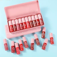 10pcsset liquid lipsticks long lasting non stick safe ingredients unfading nourishing lip gloss for gifts for party