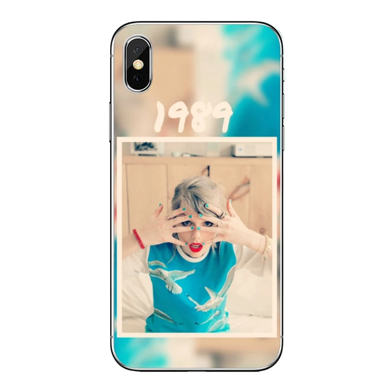 Для iPhone XR X XS Max 8 7 6s 6 plus SE 5s 5c 5 iPod Touch 1989 taylor Девушка Певица аксессуары чехол для телефона - Цвет: 1989-taylor-B-01