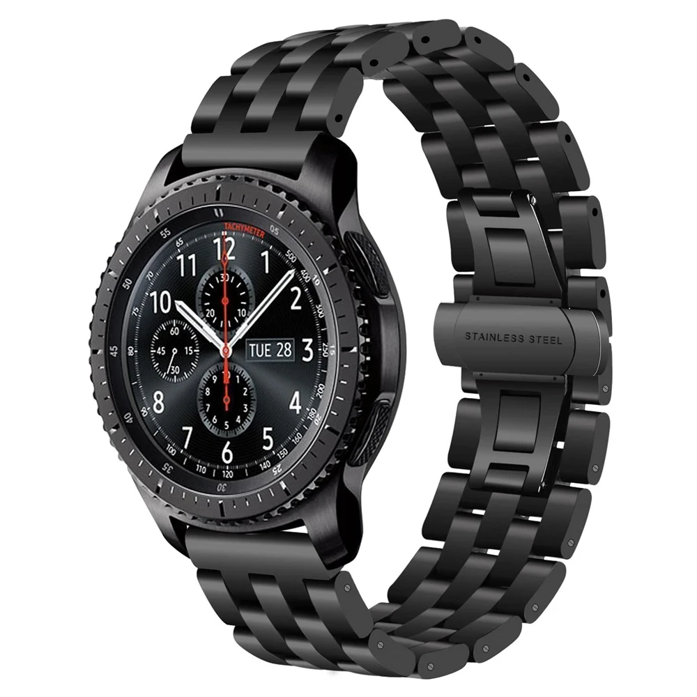 Ремешок для Gear S3 Frontier/Classic 20 мм 22 быстросъемный браслет из нержавеющей стали Samsung