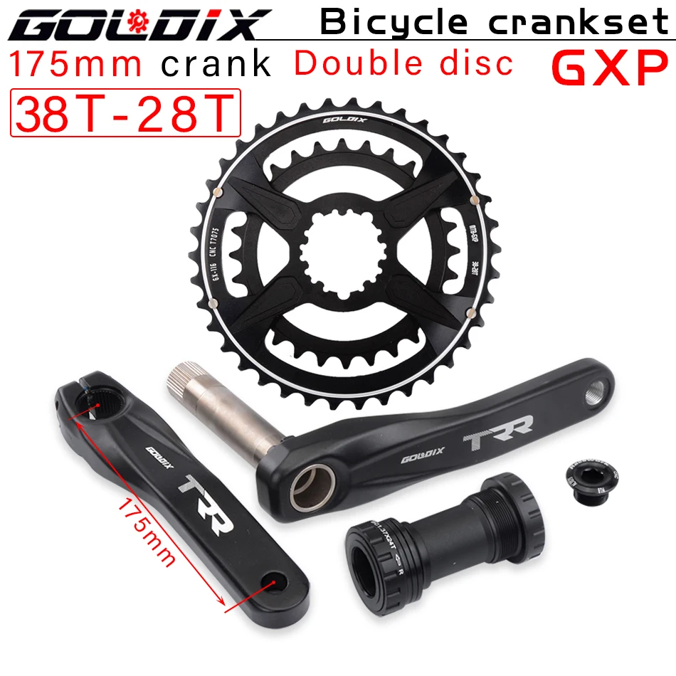 Новый велосипед Fahrrad kurbel для горного велосипеда GXP Kurbel алюминиевая легированная