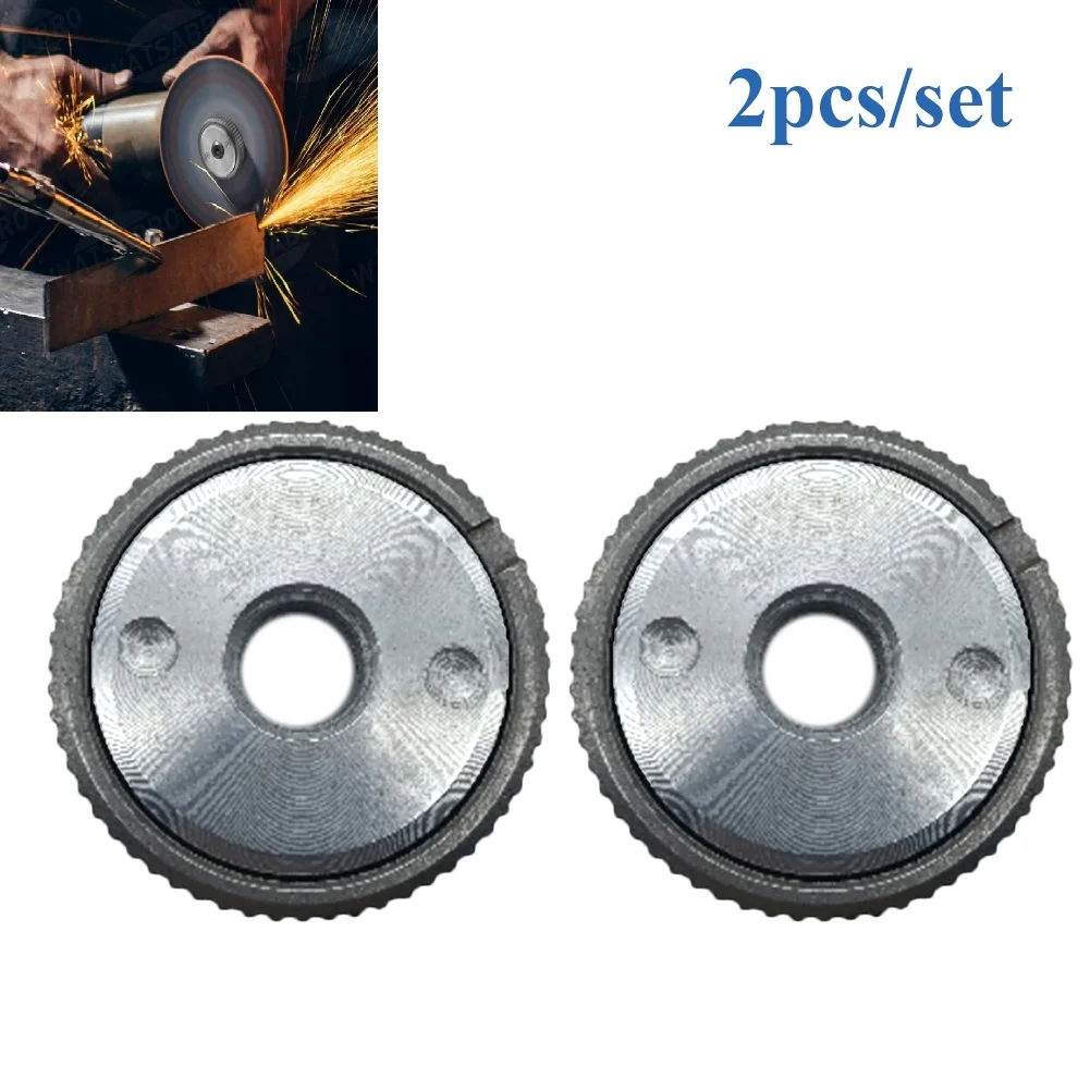 1Pc/2Pcs M14 Thread 115mm/125mm Angle Grinder Inner Outer Flange Nut Set Tools Power Replacement For Bosch Metabo Makita | Инструменты