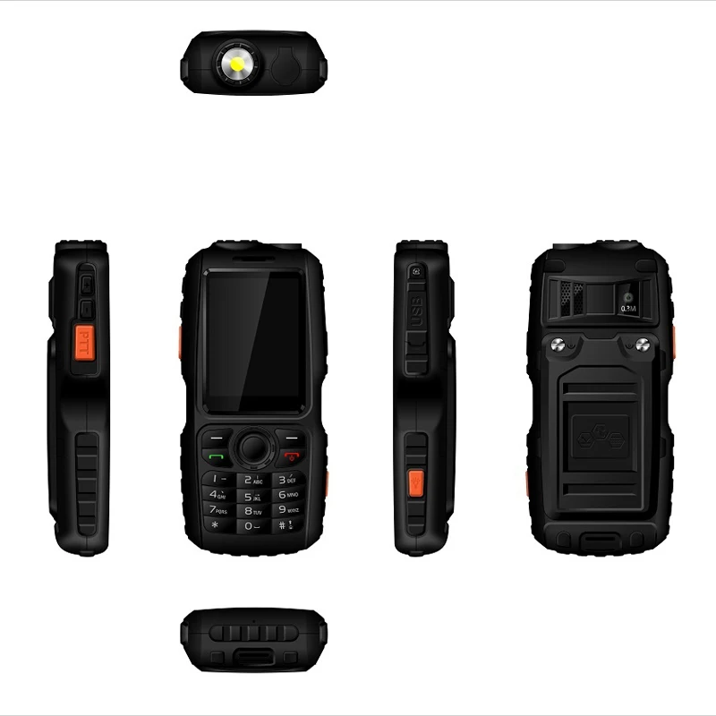 3g Wcdma Защищенный телефон Android с UHF 2W домофон PTT