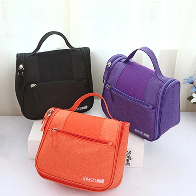 Фиолетовый туалетный набор для женщин и мужчин косметика косметичка чехол