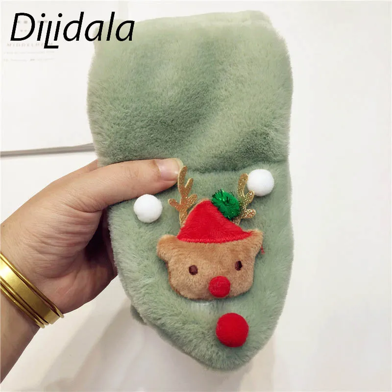 Dilidala/Новинка 2019 года Рождественский плюшевый детский шарф с кроликом из