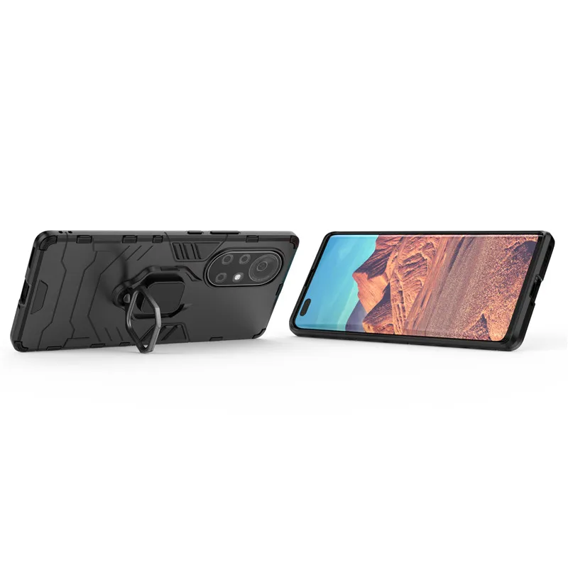 For Huawei Nova 8 Pro Case For Huawei Nova 8 Honor X10 9X 10X Lite Cover Shockproof Silicone Stand Bumper For Huawei Nova 8 Pro
