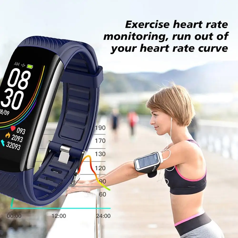 C6T браслет для измерения температуры тела информация о часах Push Sleep упражнение