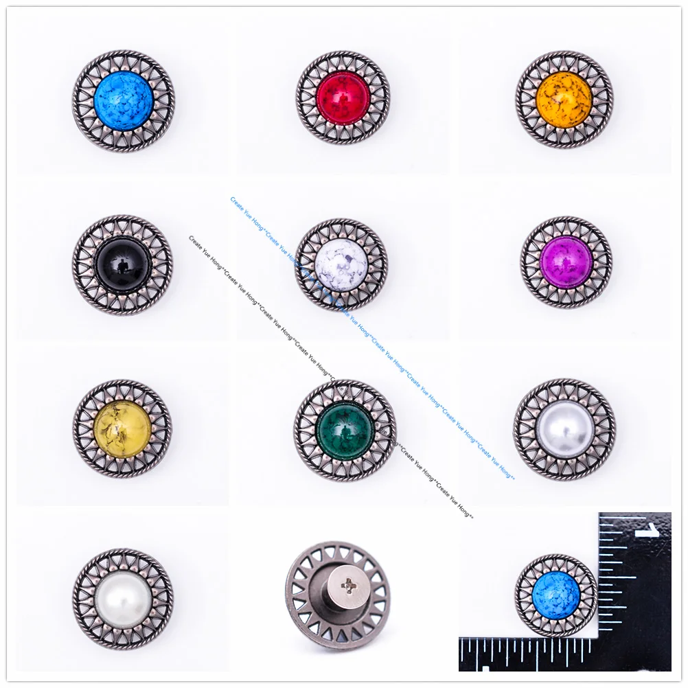 Круглые бусины из серебристого или бирюзового бисера 18 мм в античном стиле |