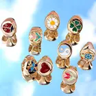 Женское кольцо с черепахой и тюльпанами JUST FEEL, золотистое металлическое кольцо в стиле панк, растение, животное, Подарочная бижутерия, 2020