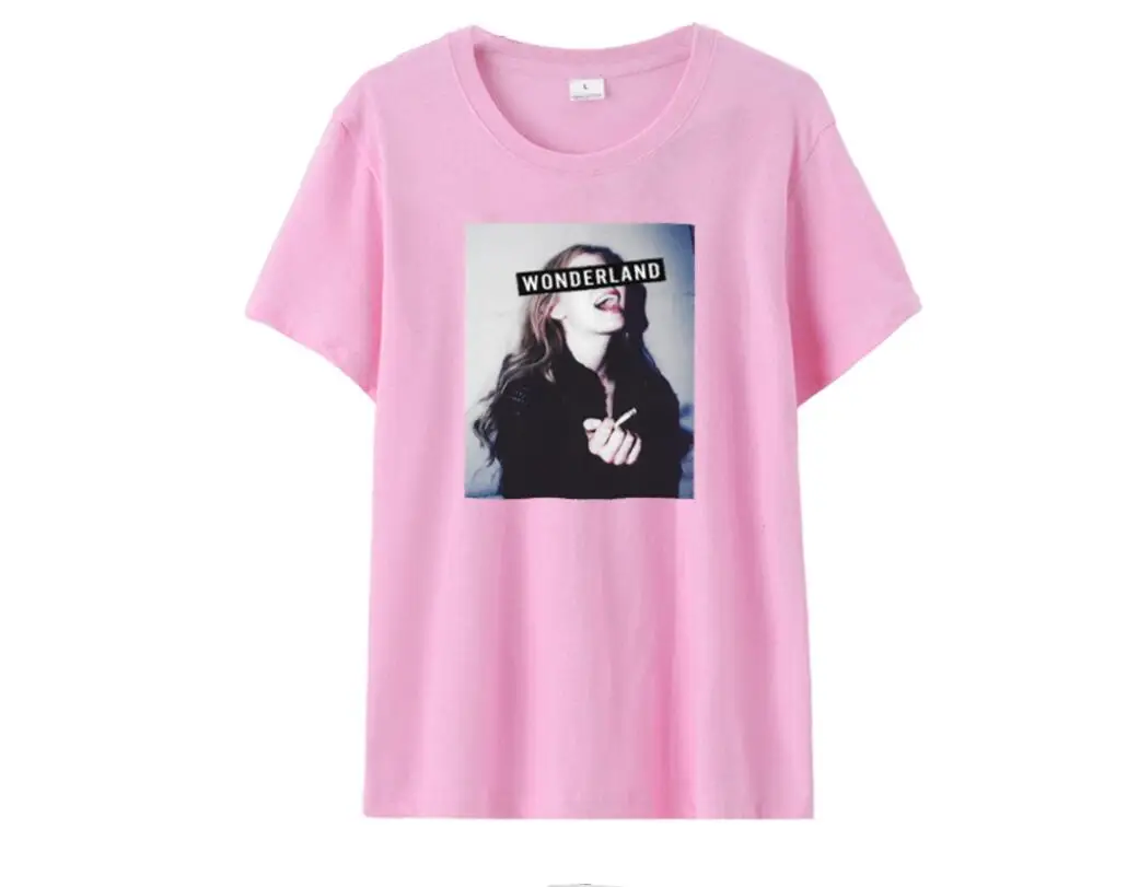 

ZNG 2019 New summer Women Short Sleeve T Shirt Casual printing O-Neck t-shirts Female tshirt Loose streetwear tee Tops