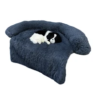 pet dog bed sofa for dog pet calming bed warm nest washable soft furniture protector mat cat blanket large dogs sofa bed