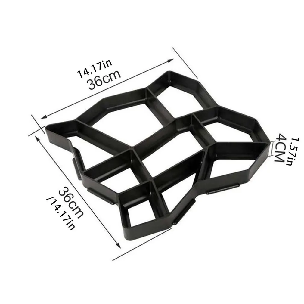 

New DIY Plastic Path Maker Mold Paving Cement Brick Molds Stone Floor Road Concrete Molds Pavement For Garden Home Patio Maker