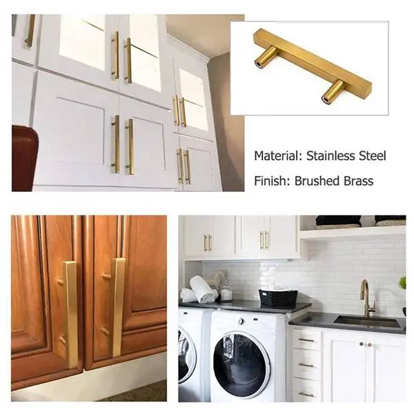 3 дюйма золотого цвета для ящика тянет ЛАТУННЫЙ Шкаф Тянет золотые ручки ящиков