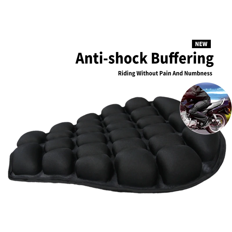 

1Pcs Motorcycle Seat Cushions Bicycle Saddle Mountain Bike Thickened Super Soft Cushion Armless Shockproof Inflatable Cushion