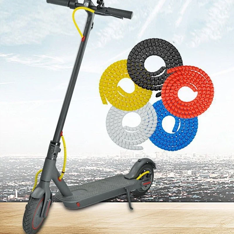 

Novel-Winding Protection Line for Skateboard Scootor Scooter Accessories Scooter Brake Line Protection Tube
