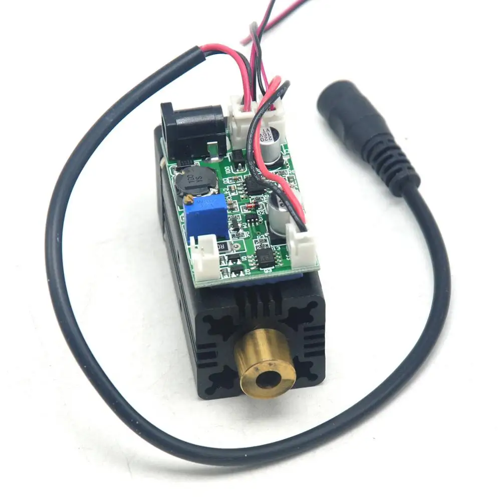 Фокусируемая головка лазерного модуля с голубым лучом точечным 488nm 60 мВт