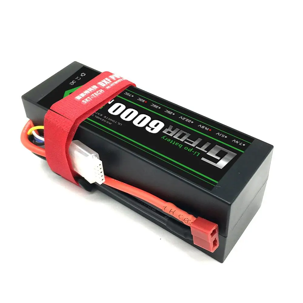 GTFDR Lipo 4S аккумулятор 14 8 в 6000 мАч 50C T Deans XT60 EC5 XT90 XT90-S Жесткий Чехол для 1/10 1/8 багги