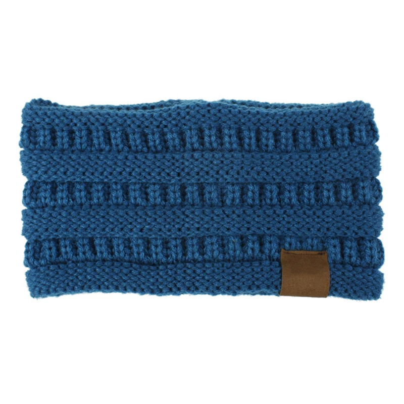 

Winter Ear Warmer Headband Women Fashion Elastic Wool Knitted Headband Head Wrap Hairband Girls Elegant Hair Band Accessories