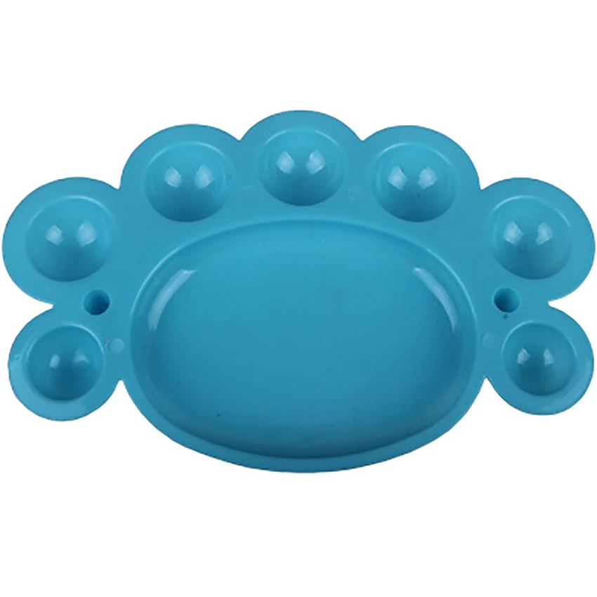 8-след Форма Пластик палитра лоток студент искусства Краски Цвет Палитра Картина