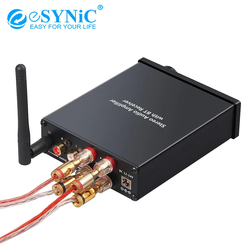ESYNiC Bluetooth 4 2 приемник стерео аудио усилитель 2-канальный мини Hi-Fi класса D