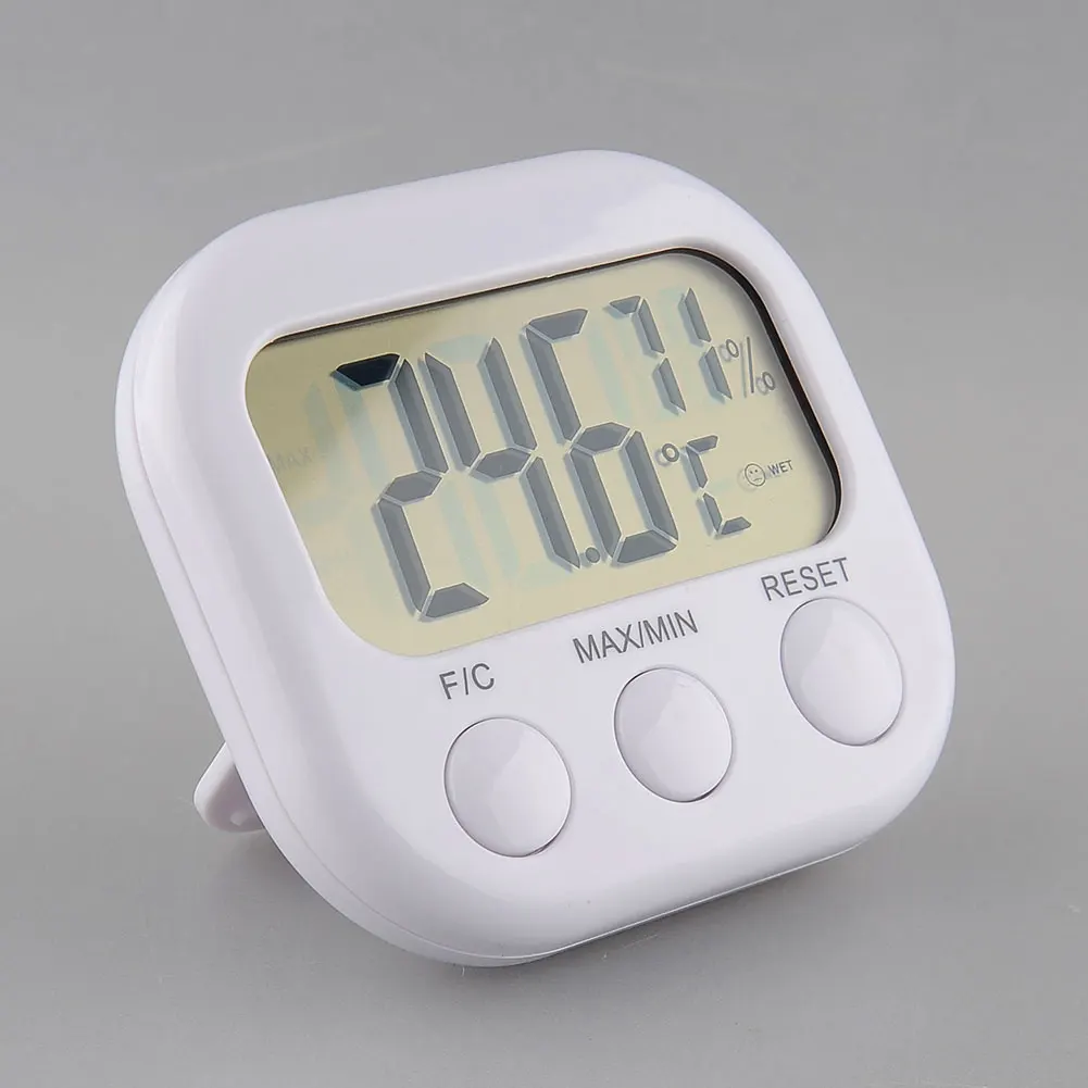 New 1PC Portable Digital Hygrometer Thermo Thermometer LCD Display White TA668 | Инструменты
