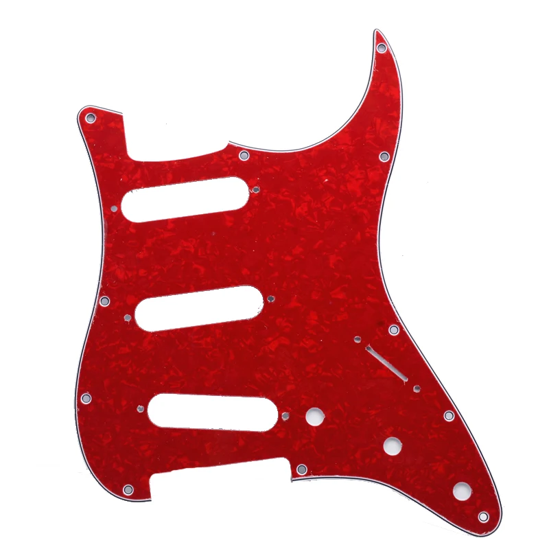 multi farbe 3 ply 11 löcher sss gitarre schlagbrett anti scratch platte für st fd elektrische free global shipping