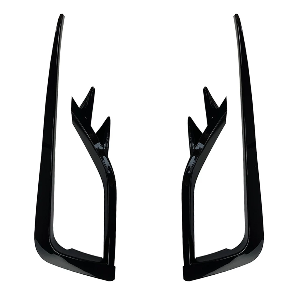 

2pcs For VW Golf MK7.5 2017-2019 Accessory Front Fog Lamp Eyebrow Wind Knife ABS Car Fog Light Eyebrow Frame Trim Cover