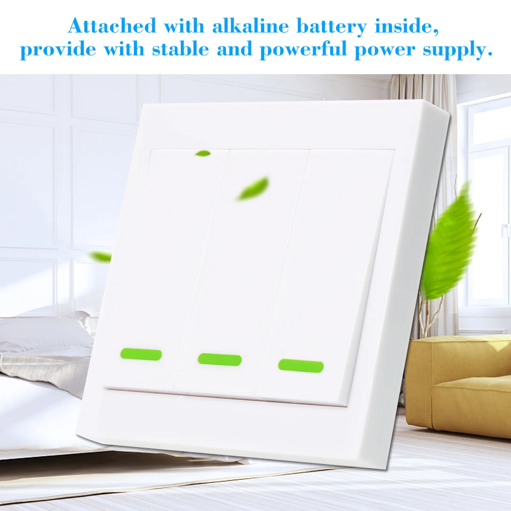 Интеллектуальный выключатель света SONOFF кнопочный настенный светильник