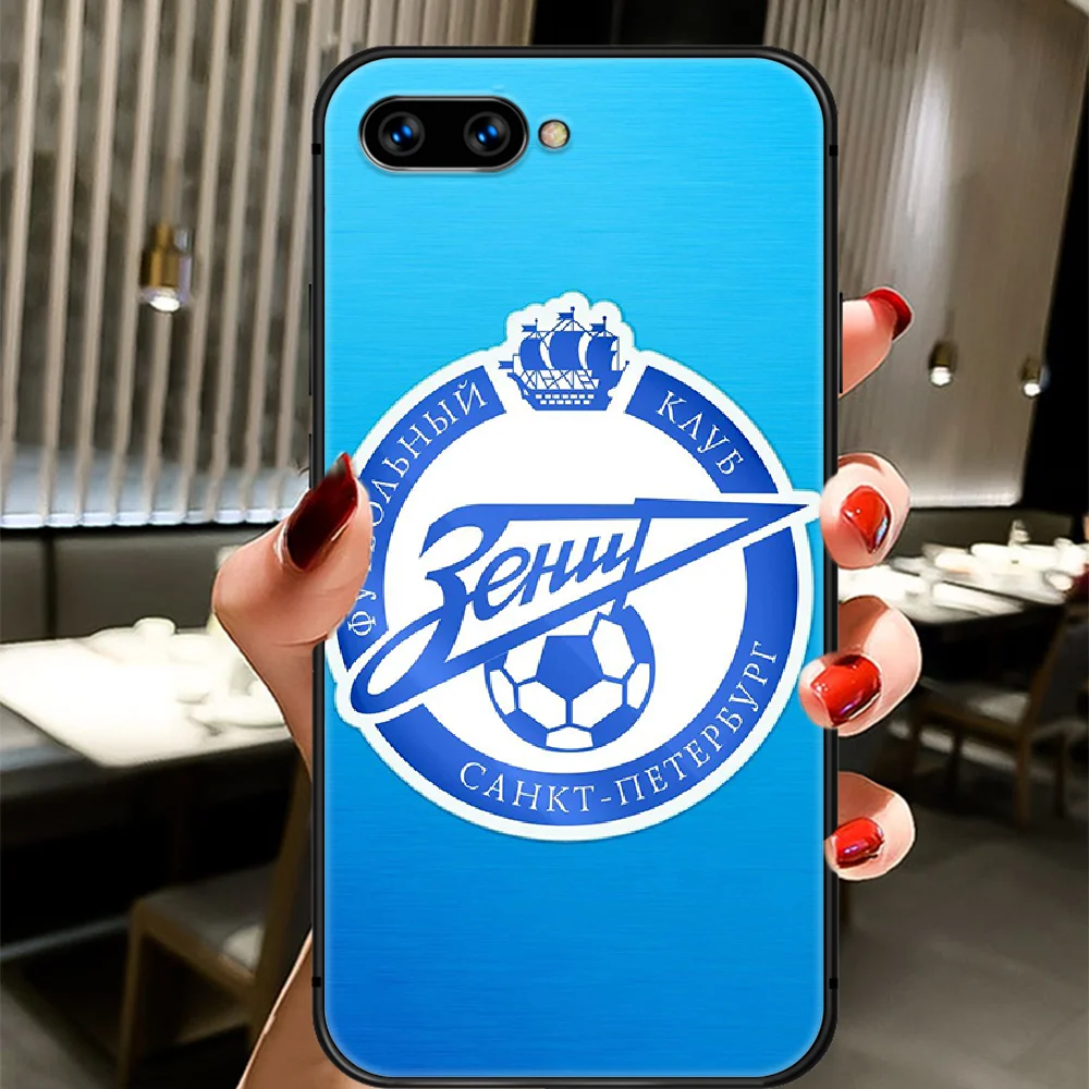 

Zenit football Blue logo Phone Case Cover Hull For HUAWEI Honor 8 8c 8a 8x 9 9a 9x V10 MATE 10 20 I Lite Pro black Shell Pretty