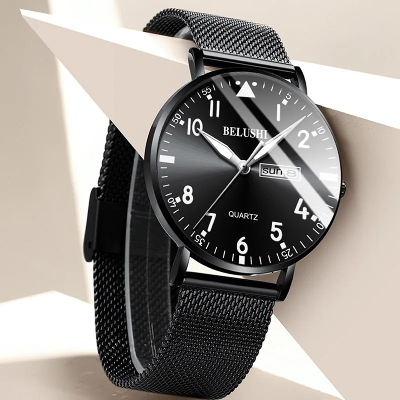 Мужские часы 2019 мужские от известного бренда класса люкс стальные деловые