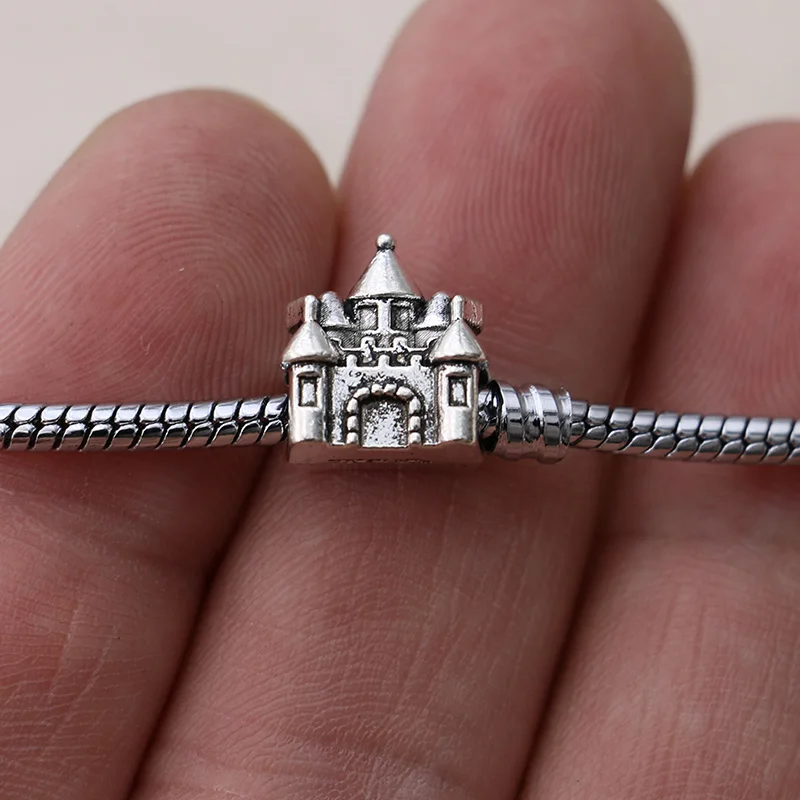 

5 шт., посеребренные бусины для браслетов Pandora