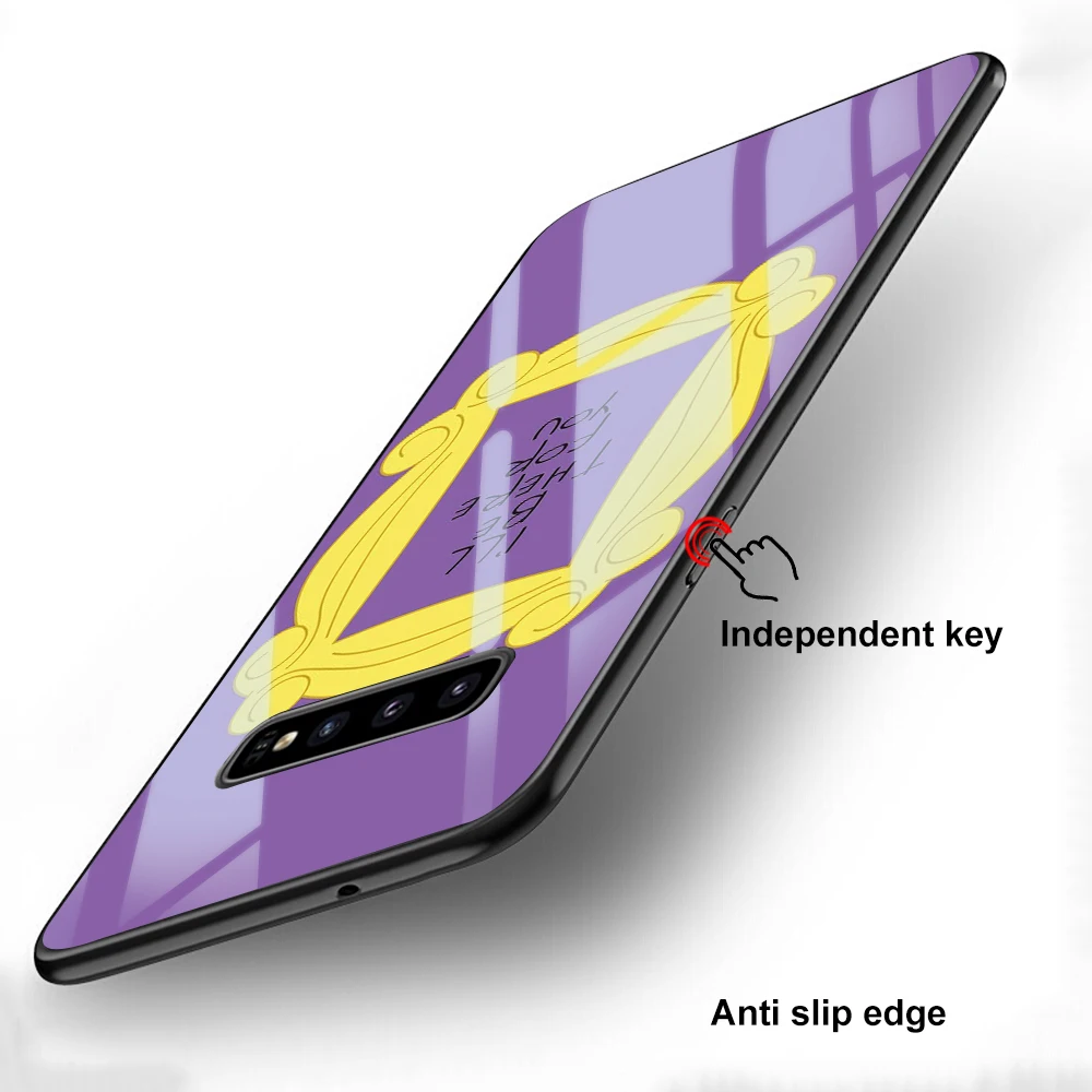 

Friends TV Glass Case for Samsung Galaxy S21 A51 A52 S20 A50 A71 A32 A12 A72 A70 S10 S9 S8 A21S S10e FE Note 20 10 Plus Ultra