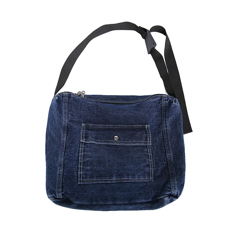 

Women Shoulder Bag Denim Handbags Large Capacity Canvas Crossbody Bags for Women 2019 Travel Bag Casual Tote Weekend Bolso Mujer