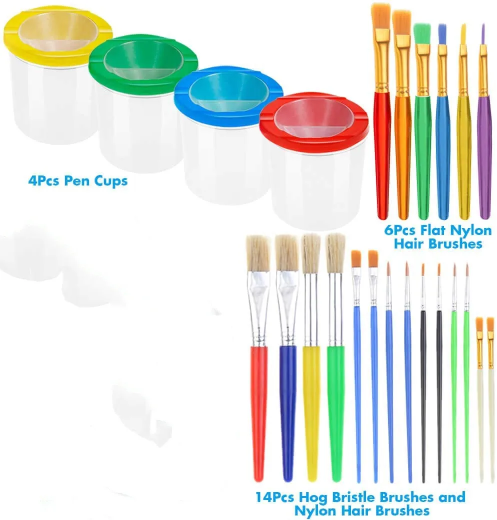 Наборы инструментов для рисования принадлежности включают в себя контейнеры с