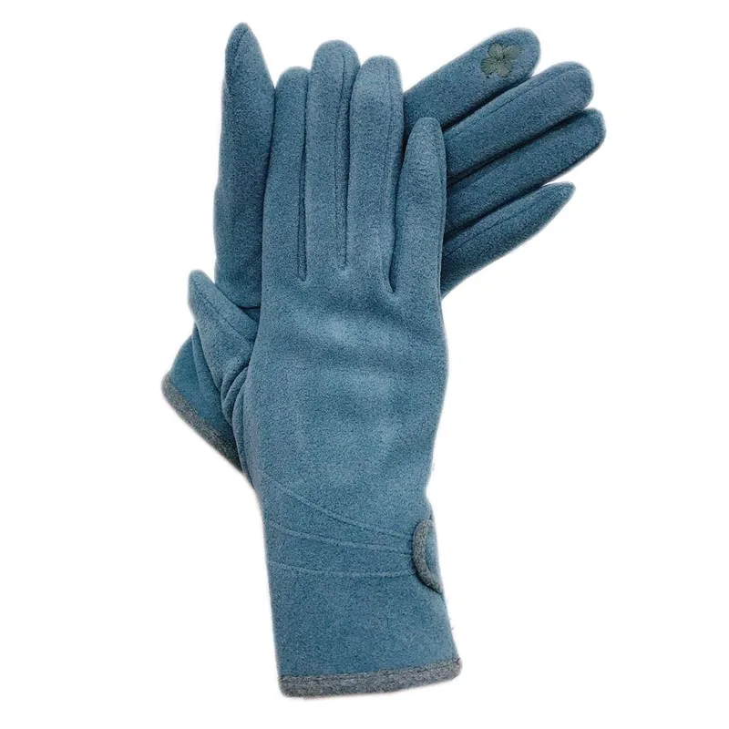 Женские зимние перчатки новинка 2020 бархатные утепленные модные для сенсорных