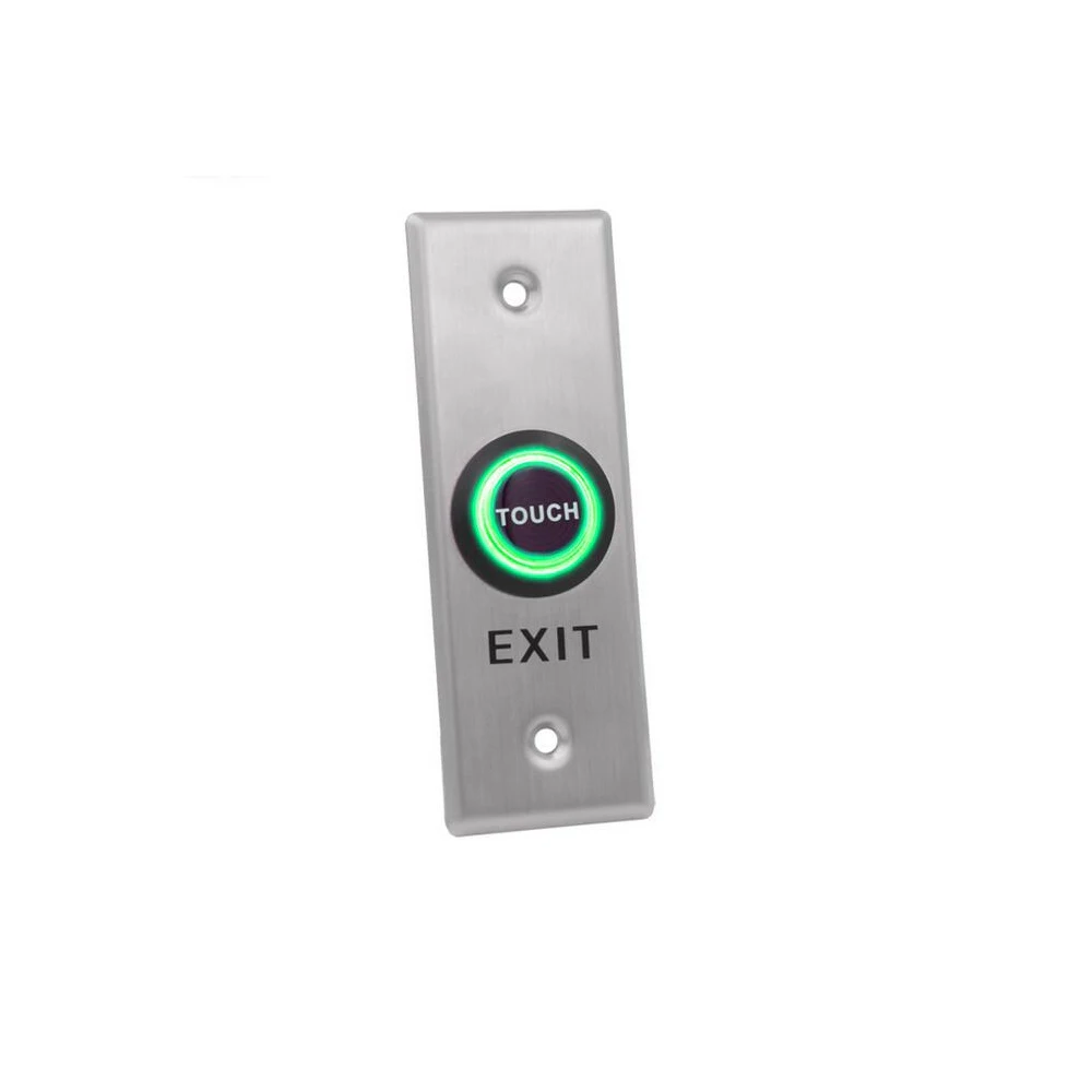 304 stainless steel exit button new touch exit button switch for access control door access control system kit free global shipping