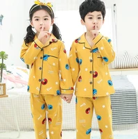 baby pajamas toddler boys sleepwear cartoon homewear pijamas autumn kids clothes pants set cotton pyjamas suit for girls 2 14y