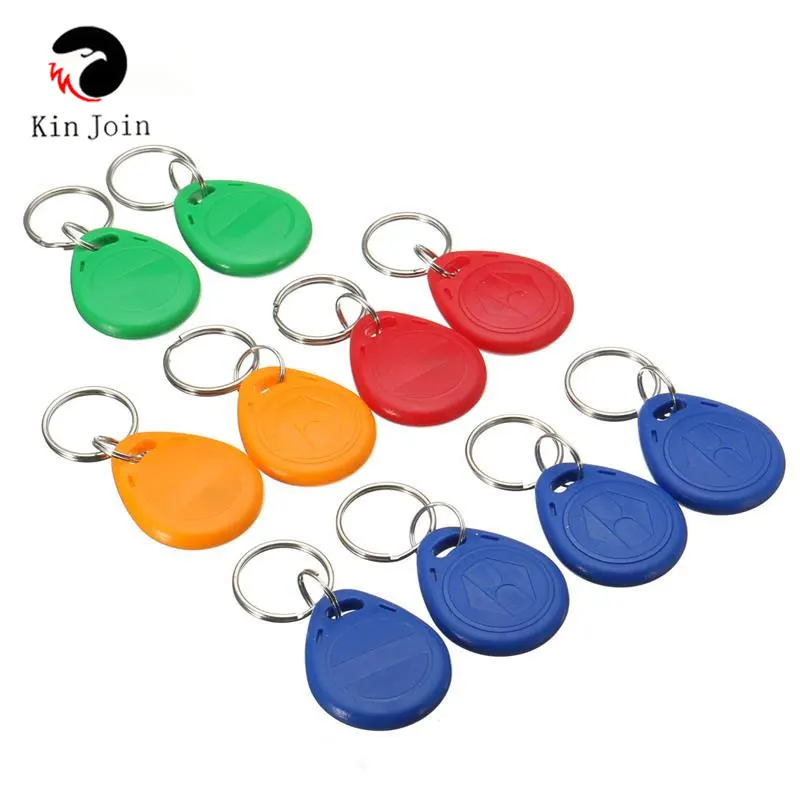 

KINJOIN5pcs125Khz Key Fob Home RFID Tag Reading Encrypted No Copying Erasing Buy 5 Get 5 Free Various Colors Available