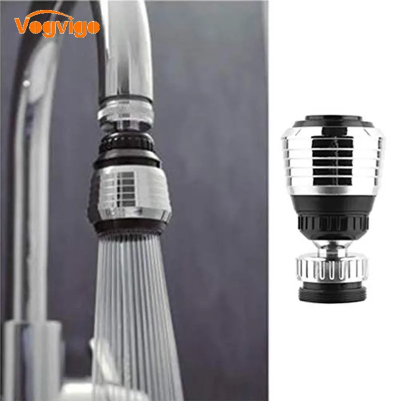 

360 Kitchen Faucet Aerator Water Diffuser Bubbler Zinc Alloy Shell Water Saving Filter Shower Head Nozzle Tap Connector