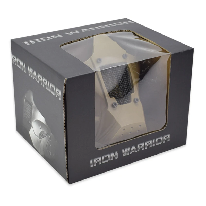 

Half Face Airsoft TPE Mask with Ear Protection Military Lower Face Protective Tactical Mask for CQB Matches