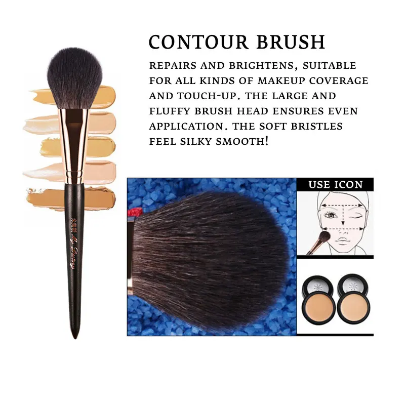

Goat Hair Round Blush Brush for Blusher Make Up Makeup Brushes Pincel Maquiagem Brochas Maquillaje Pinceaux