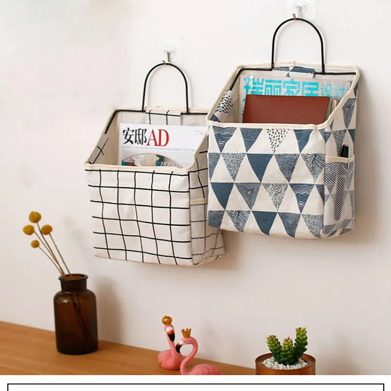 

Hanging Waterproof Storage Basket Sundries Storage Box Underwear Cosmetic Jewelry Scarf Socks office Storage Basket Bags