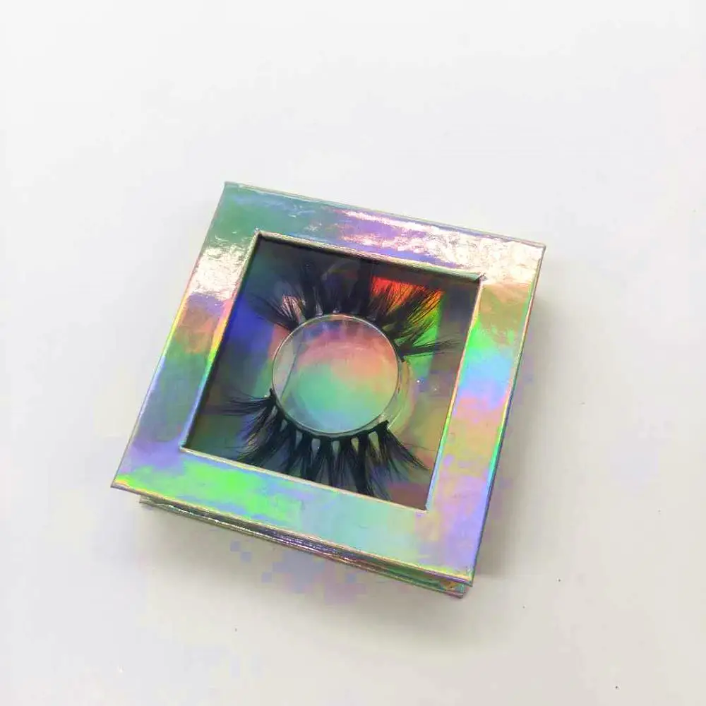 Оптовая продажа квадратная коробка для ресниц упаковки норковых коробки под