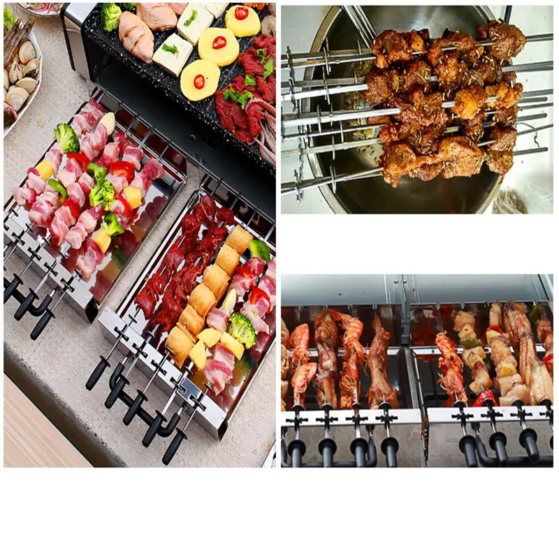 commercial electric grills griddles electric grill large capacity grilling machine household no smoke barbecue pits korean type free global shipping